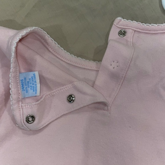 5/$15 Vintage Miniwear Pink Baby Onesie - Picture 7 of 7